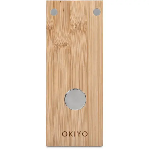Okiyo Akeru Bamboo Fridge Bottle Opener Back